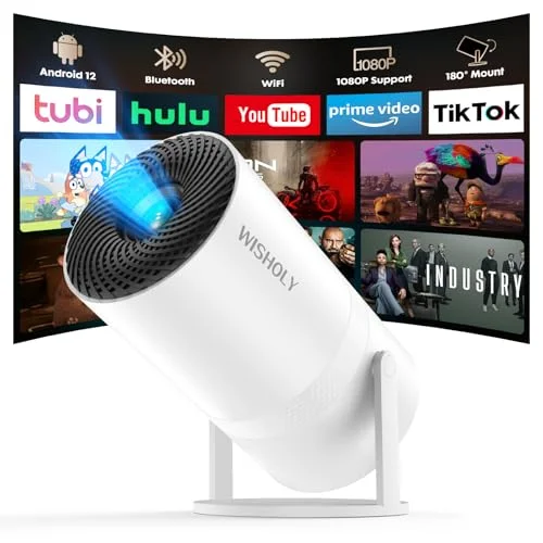 WISHOLY Android TV Projector